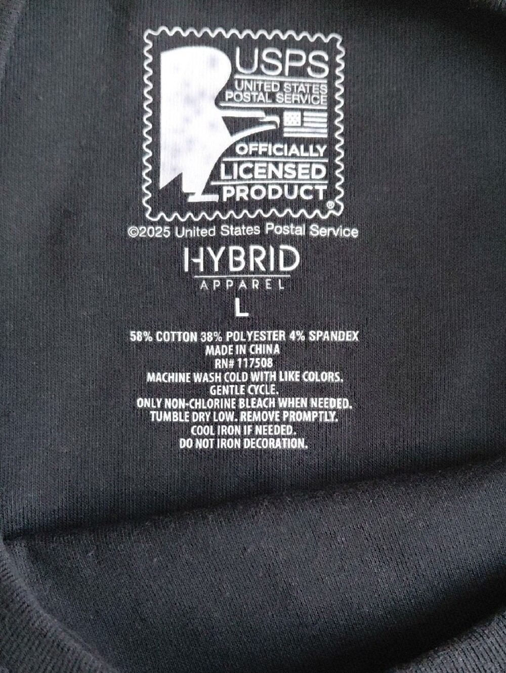 USPS Black Graphic Tank Top - Picture 3 of 4